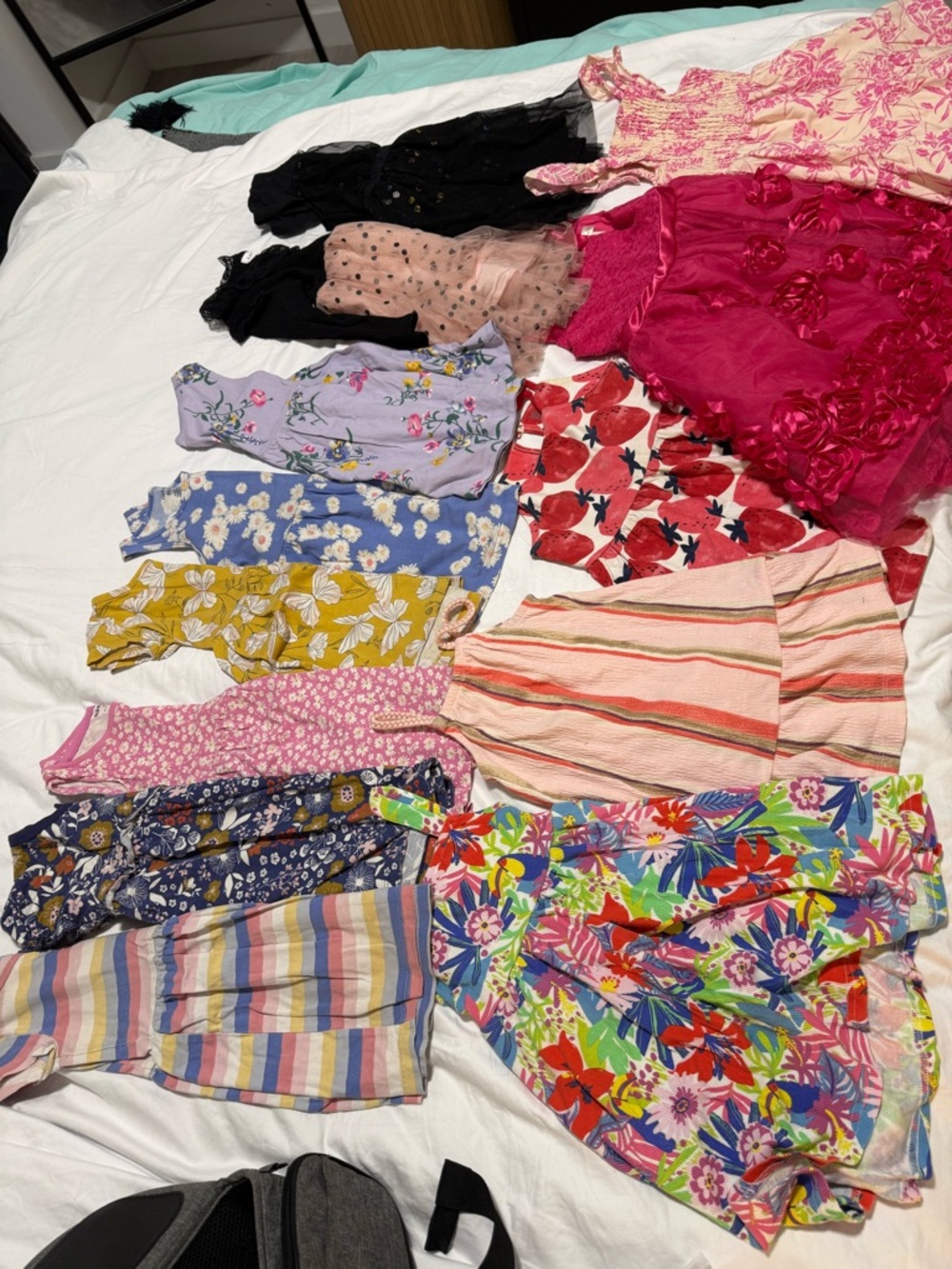Mixed Girls' 4T Dress LOT Bundle - Bright Multicolor - Picture 10 of 12